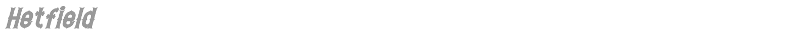 Hetfield font preview